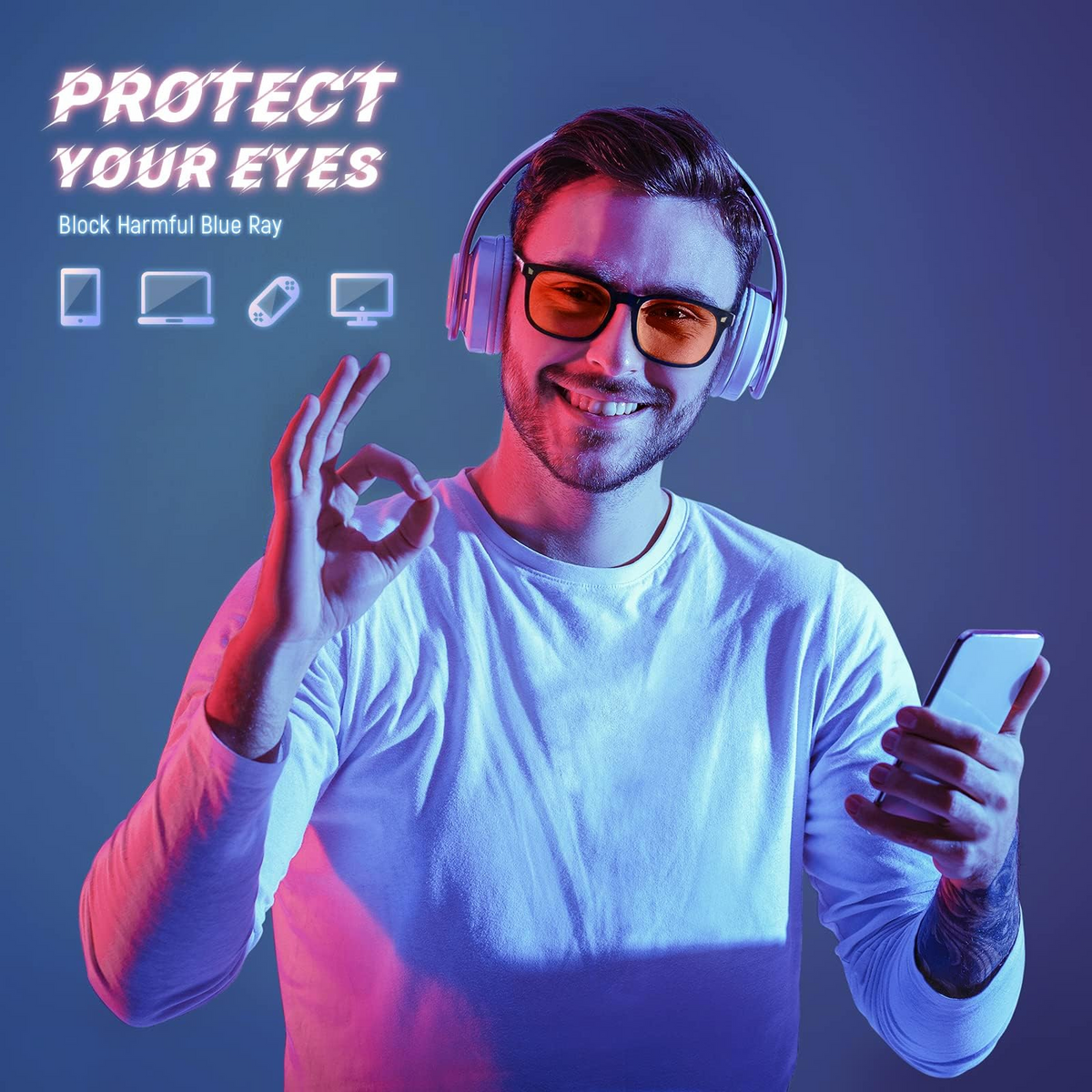 Anti-Fatigue Blue Light Glasses