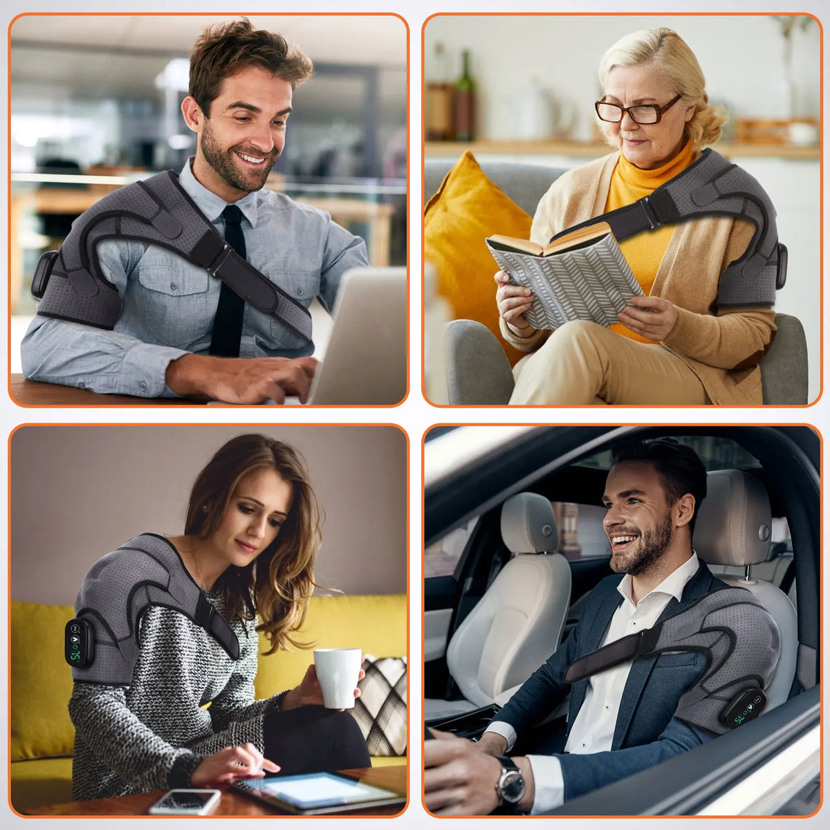 Heated Shoulder Pain Relief Massager