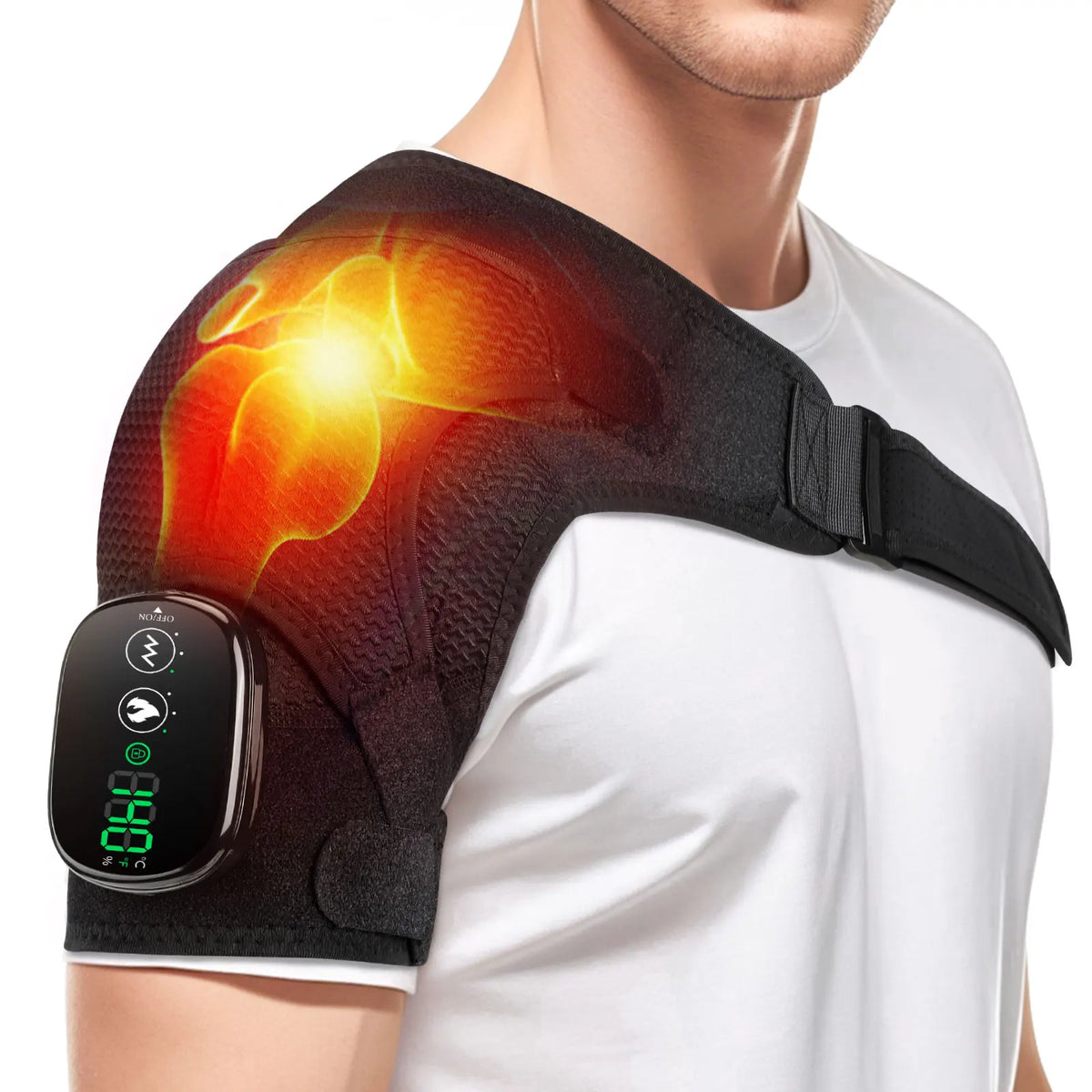 Heated Shoulder Pain Relief Massager