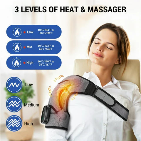 Heated Shoulder Pain Relief Massager