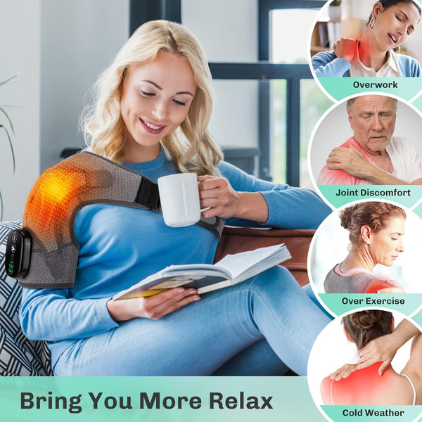 Heated Shoulder Pain Relief Massager